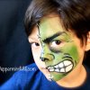 011_boys face paintings hulk amazing